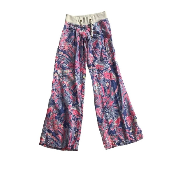 Lilly Pulitzer Pants - Lilly Pulitzer Pants Beach Pink Purple Women's Size XXS